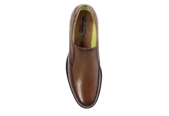 Florsheim Mens Midtown Moc Toe Slip On Oxford - Cognac -Fashion Men Shoe Store US 01 300008 05