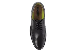 Florsheim Mens Midtown Wingtip Oxford - Black -Fashion Men Shoe Store US 01 300009 05