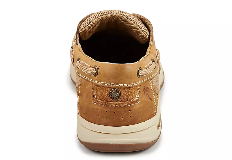 Margaritaville Mens Anchor Boat Shoe - Tan 5 Margaritaville Mens Anchor Boat Shoe - Tan - Image 3