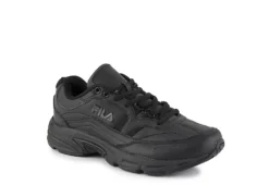 Fila Mens M Memory Workshift Slip Resistant Work Shoe - Black