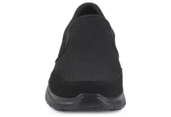 Skechers Mens Mcallen Slip Resistant Work Shoe - Black -Fashion Men Shoe Store US 01 318033 04