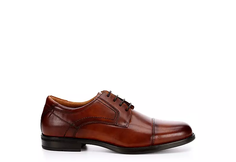 Florsheim Mens Midtown Cap Toe Oxford - Cognac 4 Florsheim Mens Midtown Cap Toe Oxford - Cognac - Image 2