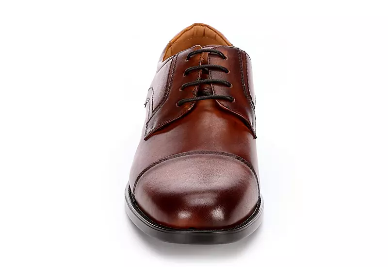 Florsheim Mens Midtown Cap Toe Oxford - Cognac 5 Florsheim Mens Midtown Cap Toe Oxford - Cognac - Image 3