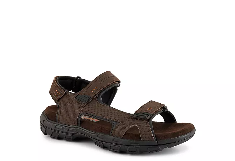 Skechers Mens Louden Outdoor Sandal - Brown 3 Skechers Mens Louden Outdoor Sandal - Brown