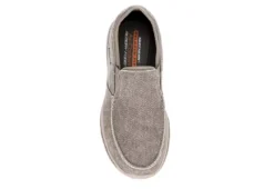Skechers Mens Moseco Slip On Sneaker - Taupe -Fashion Men Shoe Store US 01 335293 05
