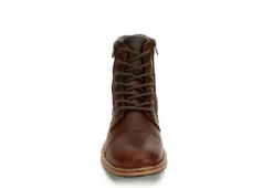 Franco Fortini Mens Dalton Lace-up Boot - Brown -Fashion Men Shoe Store US 01 354116 02