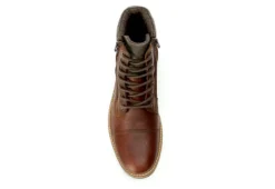 Franco Fortini Mens Dalton Lace-up Boot - Brown -Fashion Men Shoe Store US 01 354116 05
