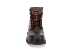 Skechers Mens Burgin-tarlac Steel Toe Work Boot - Brown -Fashion Men Shoe Store US 01 355063 02