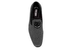 Stacy Adams Mens Swagger Studded Slip On Oxford - Black -Fashion Men Shoe Store US 01 420069 05