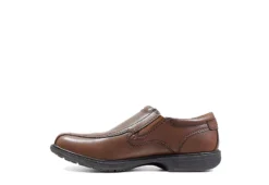Nunn Bush Mens Bleeker Street Bike Toe Slip On Oxford - Cognac -Fashion Men Shoe Store US 01 500489 03