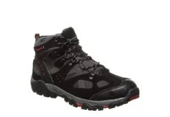 Bearpaw Mens Brock Mid Hiking Boot - Black