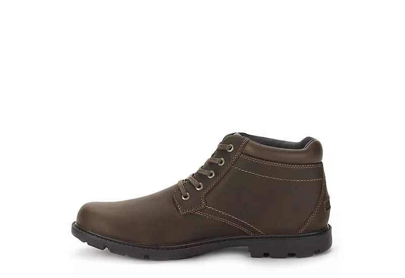 Rockport Mens Rugged Bucks Waterproof Chukka Boot - Tan 5 Rockport Mens Rugged Bucks Waterproof Chukka Boot - Tan - Image 3