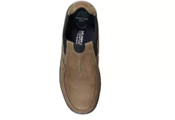 Nunn Bush Mens Quest Moc Toe Slip On Oxford - Tan 14 Nunn Bush Mens Quest Moc Toe Slip On Oxford - Tan -Fashion Men Shoe Store US 01 500699 05