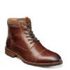 Florsheim Mens Lodge Cap Toe Lace-up Boot - Chestnut 2 Florsheim Mens Lodge Cap Toe Lace-up Boot - Chestnut -Fashion Men Shoe Store US 01 500781 00