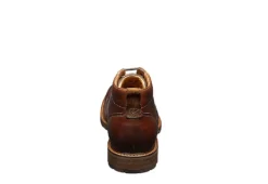 Florsheim Mens Lodge Plain Toe Chukka Boot - Chestnut -Fashion Men Shoe Store US 01 500784 04