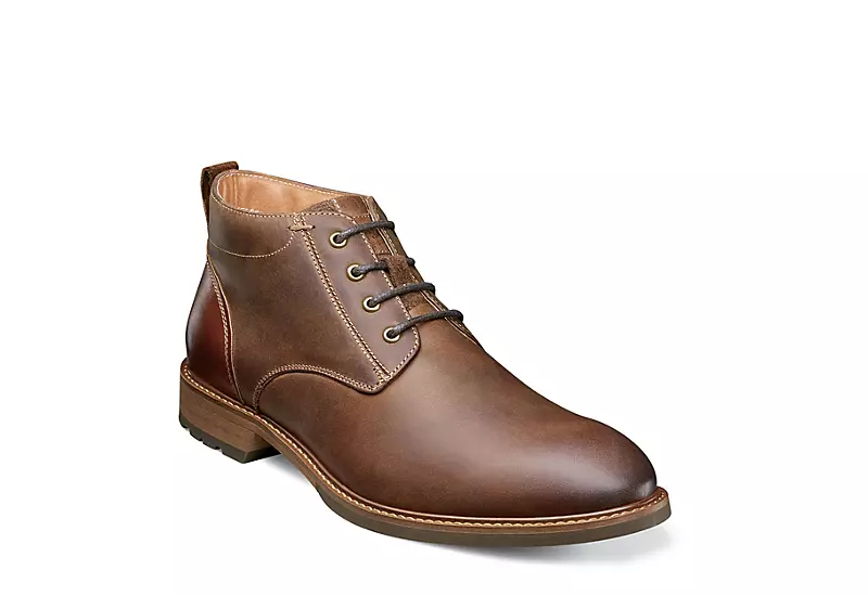 Florsheim Mens Lodge Plain Toe Chukka Boot - Brown 3 Florsheim Mens Lodge Plain Toe Chukka Boot - Brown