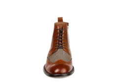 Thomas & Vine Mens Jarett Lace-up Boot - Cognac -Fashion Men Shoe Store US 01 500950 02
