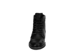 Bullboxer Mens Thomas Lace-up Boot - Black -Fashion Men Shoe Store US 01 501109 02
