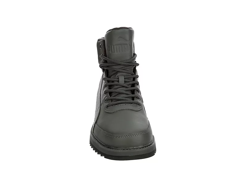 Puma Mens Desierto V2 Lace-up Boot - Grey 5 Puma Mens Desierto V2 Lace-up Boot - Grey - Image 3