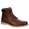 Franco Fortini Mens Wyatt Lace-up Boot - Brown 1 Franco Fortini Mens Wyatt Lace-up Boot - Brown -Fashion Men Shoe Store US 01 501325 00