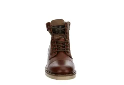 Franco Fortini Mens Wyatt Lace-up Boot - Brown -Fashion Men Shoe Store US 01 501325 02