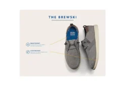 Nunn Bush Mens Brewski Slip On Sneaker - Grey -Fashion Men Shoe Store US 01 501369 06