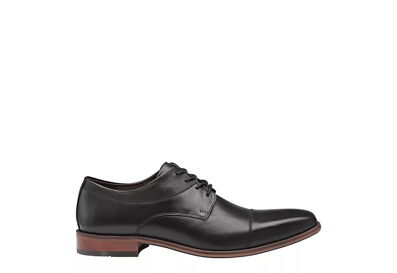 Johnston & Murphy Mens Archer Cap Toe Oxford - Black 4 Johnston & Murphy Mens Archer Cap Toe Oxford - Black - Image 2