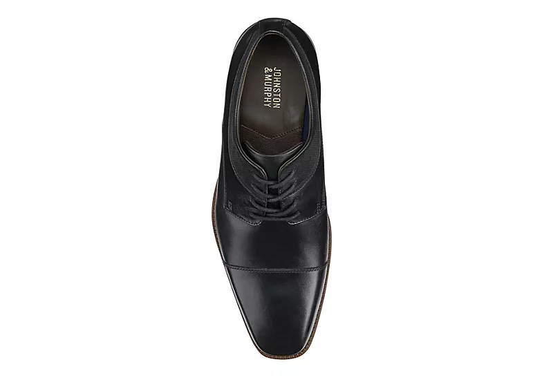 Johnston & Murphy Mens Archer Cap Toe Oxford - Black 7 Johnston & Murphy Mens Archer Cap Toe Oxford - Black - Image 5