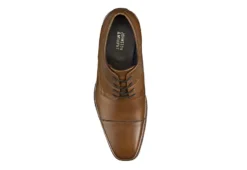 Johnston & Murphy Mens Archer Cap Toe Oxford - Cognac -Fashion Men Shoe Store US 01 501386 04
