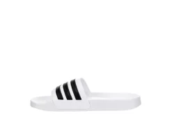 Adidas Mens Adilette Shower Slide Sandal - White -Fashion Men Shoe Store US 01 501458 03