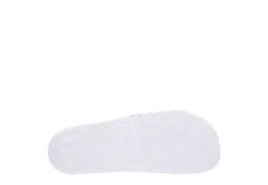 Adidas Mens Adilette Shower Slide Sandal - White -Fashion Men Shoe Store US 01 501458 06