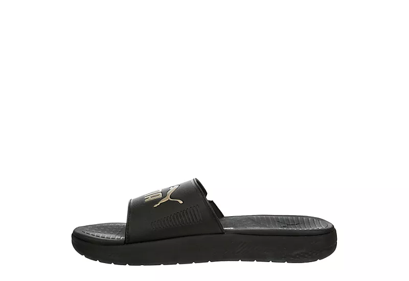 Puma Mens Softride Slide Sandal - Black 6 Puma Mens Softride Slide Sandal - Black - Image 4