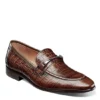 Stacy Adams Mens Ferdinand Moc Toe Slip On Oxford - Cognac -Fashion Men Shoe Store US 01 501552 00