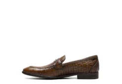 Stacy Adams Mens Ferdinand Moc Toe Slip On Oxford - Cognac -Fashion Men Shoe Store US 01 501552 03