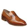 Stacy Adams Mens Pryce Wingtip Perf Slip On Oxford - Cognac -Fashion Men Shoe Store US 01 501561 00