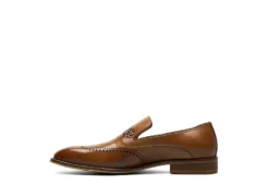 Stacy Adams Mens Pryce Wingtip Perf Slip On Oxford - Cognac -Fashion Men Shoe Store US 01 501561 03