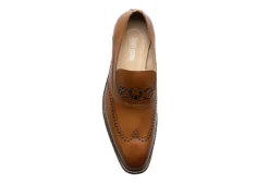 Stacy Adams Mens Pryce Wingtip Perf Slip On Oxford - Cognac -Fashion Men Shoe Store US 01 501561 05