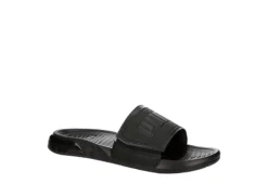 Puma Mens Viz Tech Slide Sandal - Black