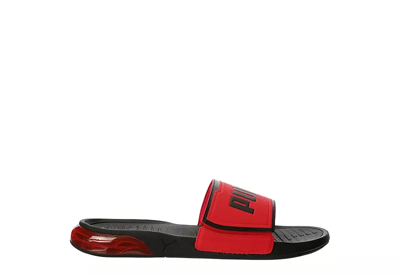 Puma Mens Viz-cat Slide Sandal - Red 4 Puma Mens Viz-cat Slide Sandal - Red - Image 2