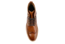 Thomas & Vine Mens Enzzo Lace-up Boot - Cognac -Fashion Men Shoe Store US 01 501620 05