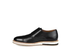 Thomas & Vine Mens Thatcher Monk Strap Oxford - Black -Fashion Men Shoe Store US 01 501670 03