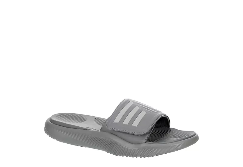 Adidas Mens Alphabounce 2.0 Slide Sandal - Grey 3 Adidas Mens Alphabounce 2.0 Slide Sandal - Grey