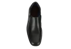 Borelli Mens Trenton Slip On Oxford - Black -Fashion Men Shoe Store US 01 501713 05
