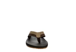Day Five Mens Coast Flip Flop Sandal - Chocolate -Fashion Men Shoe Store US 01 501728 02