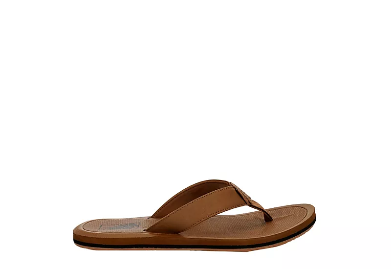 Vans Mens Morro 3 Point Flip Flop Sandal - Brown 4 Vans Mens Morro 3 Point Flip Flop Sandal - Brown - Image 2