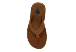 Vans Mens Morro 3 Point Flip Flop Sandal - Brown 14 Vans Mens Morro 3 Point Flip Flop Sandal - Brown -Fashion Men Shoe Store US 01 501767 05