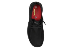 Skechers Mens Arch Fit Melo Slip Resistant Work Shoe - Black -Fashion Men Shoe Store US 01 501849 03