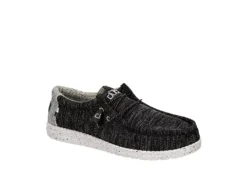 Heydude Mens Wally Slip On Sneaker - Black