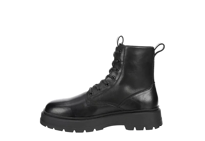 Franco Fortini Mens Ryker Lace-up Boot - Black 6 Franco Fortini Mens Ryker Lace-up Boot - Black - Image 4