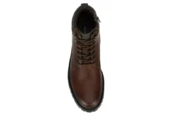 Franco Fortini Mens Range Lace-up Boot - Brown -Fashion Men Shoe Store US 01 501937 05